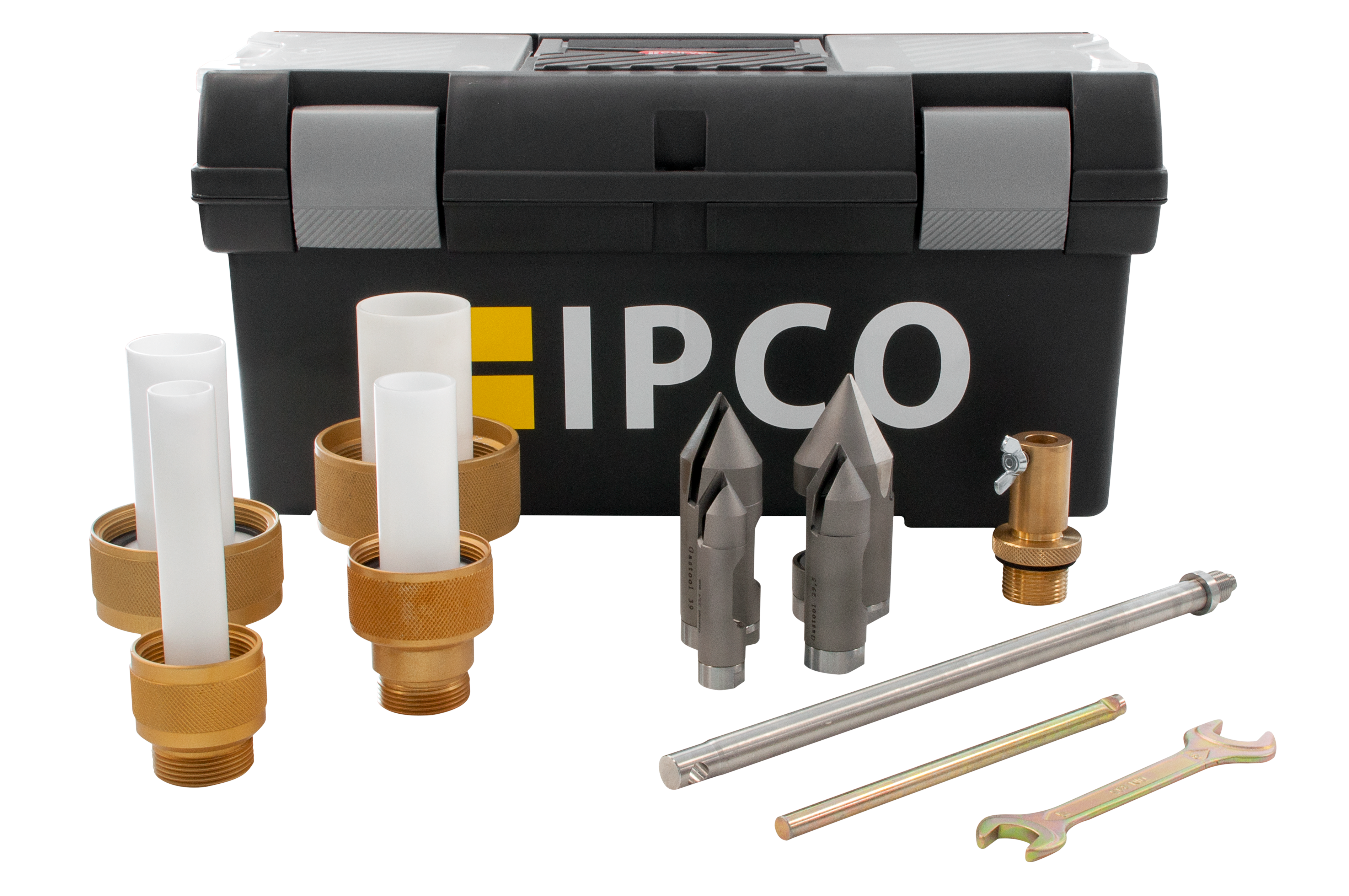 IPCO aanboortoestel set met losse onderdelen
