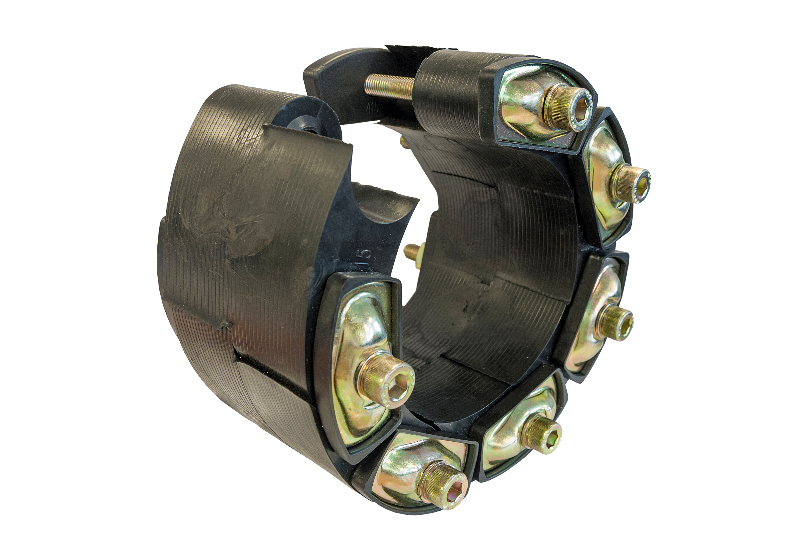 DG-afsluitschakels sluiten de ruimte tussen een buis of kabel en een opening (zoals een geboord gat of mantelbuis) helemaal af, zodat er vrijwel geen vloeistoffen of gassen meer kunnen doorlekken.